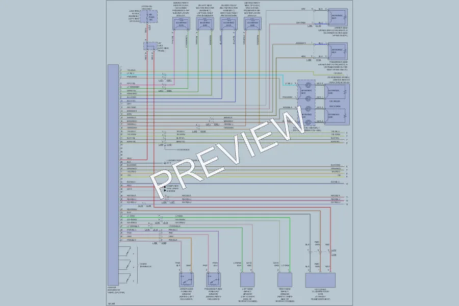 2011 Suzuki SX4 Supplemental Restraints wiring diagram preview