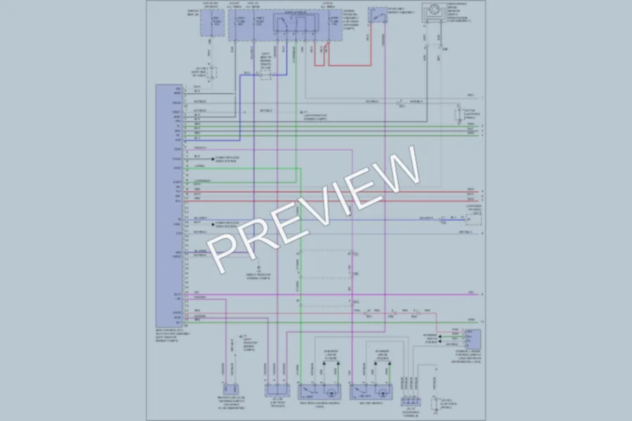 2011 Toyota 4Runner Anti Lock Brakes wiring diagram preview