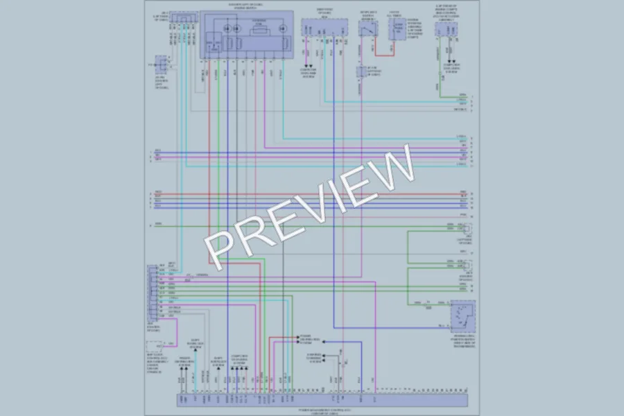 2011 Toyota 4Runner Anti Theft wiring diagram preview