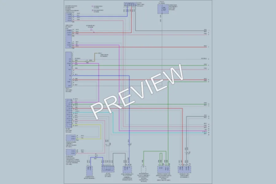 2011 Toyota 4Runner Computer Data Lines wiring diagram preview