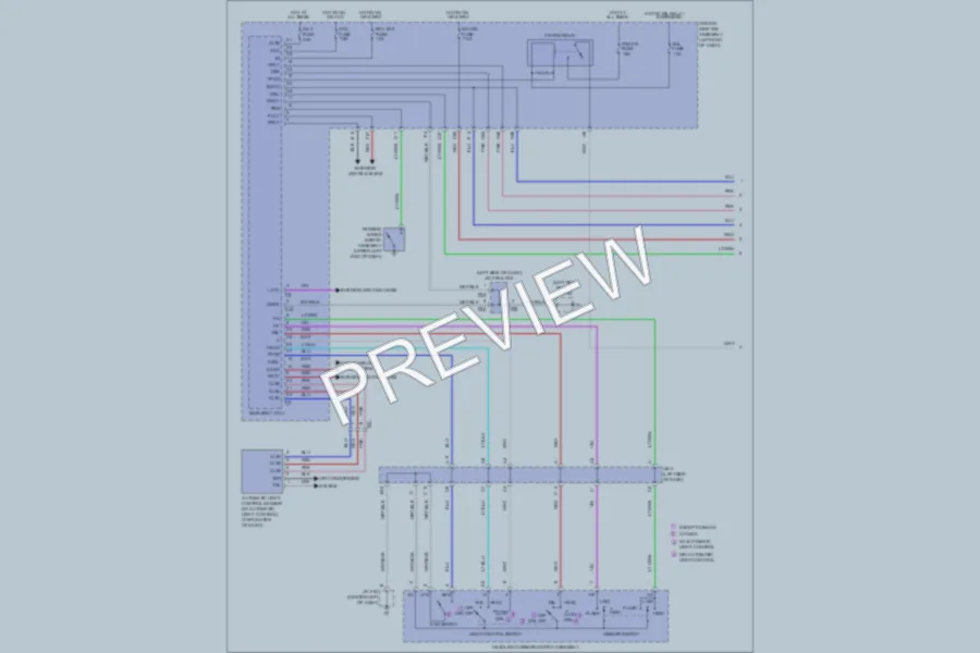 2011 Toyota 4Runner Headlights wiring diagram preview