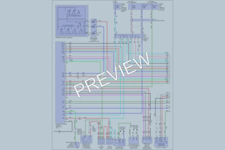 2011 Toyota 4Runner Navigation wiring diagram preview