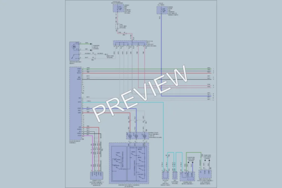 2011 Toyota 4Runner Radio wiring diagram preview