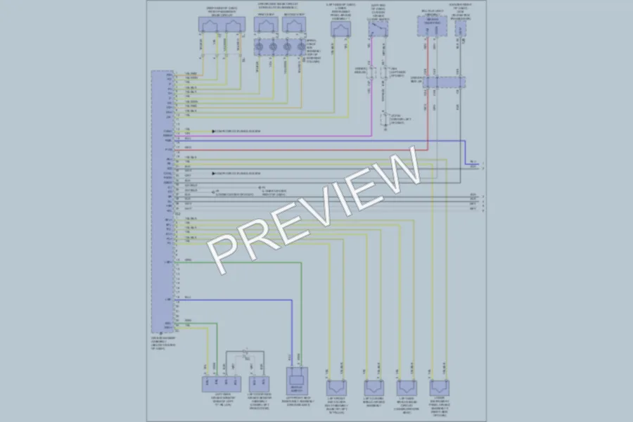 2011 Toyota 4Runner Supplemental Restraints wiring diagram preview