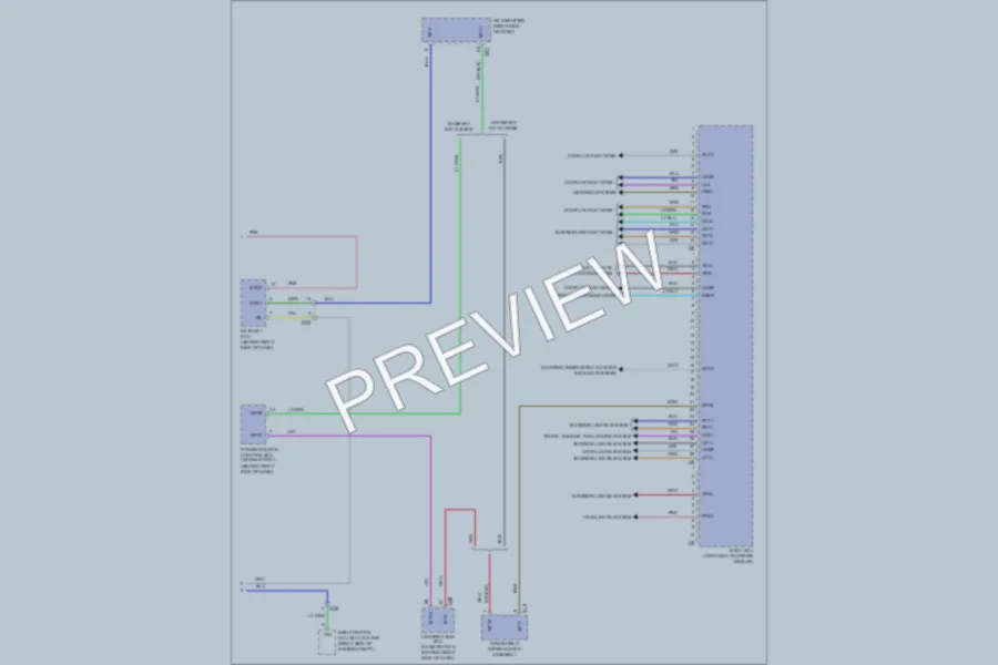 2011 Toyota Avalon Body Control Modules wiring diagram preview