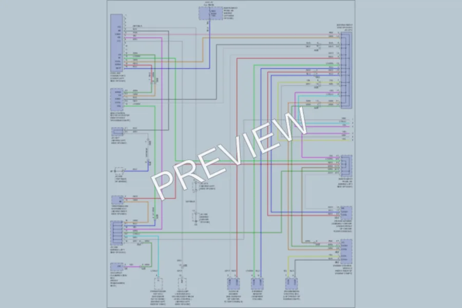 2011 Toyota Avalon Computer Data Lines wiring diagram preview