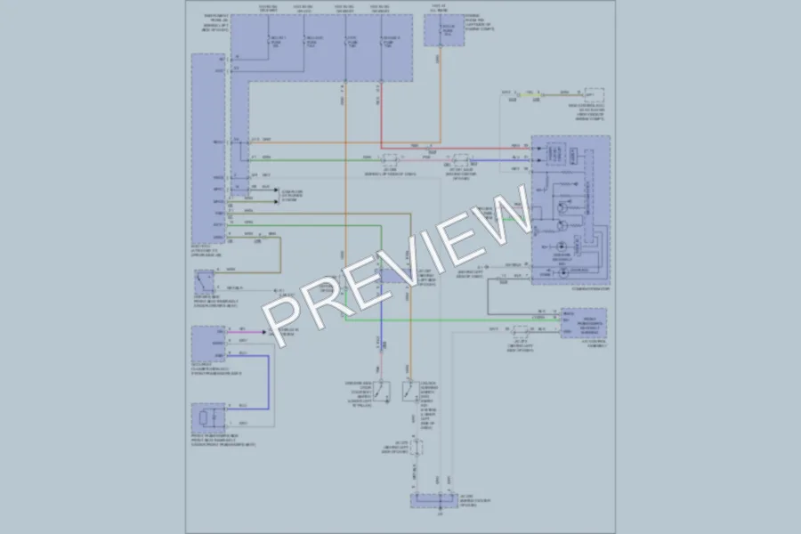 2011 Toyota Avalon Warning Systems wiring diagram preview