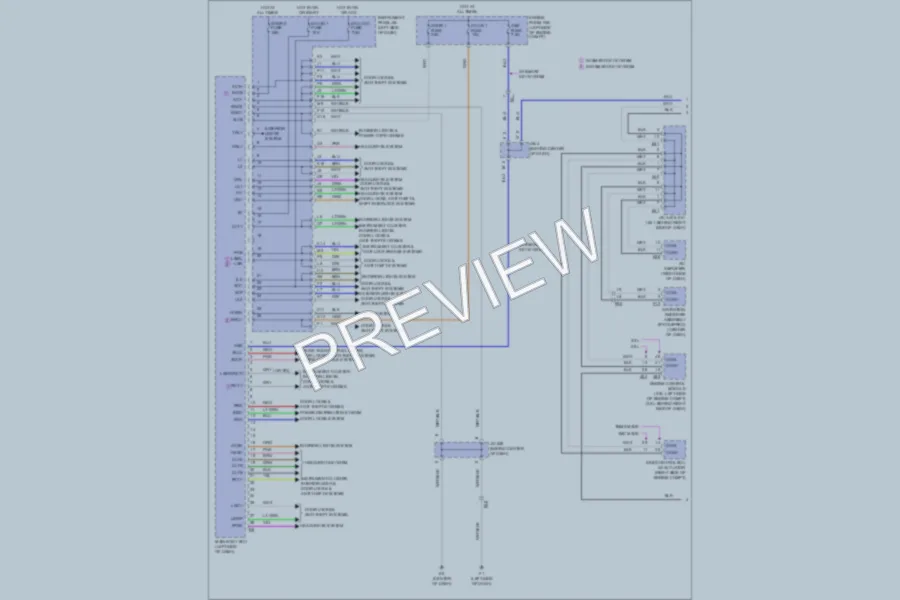 2011 Toyota Camry Body Control Modules wiring diagram preview