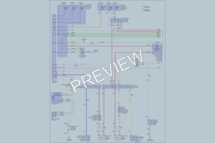 2011 Toyota Camry Interior Lights wiring diagram preview