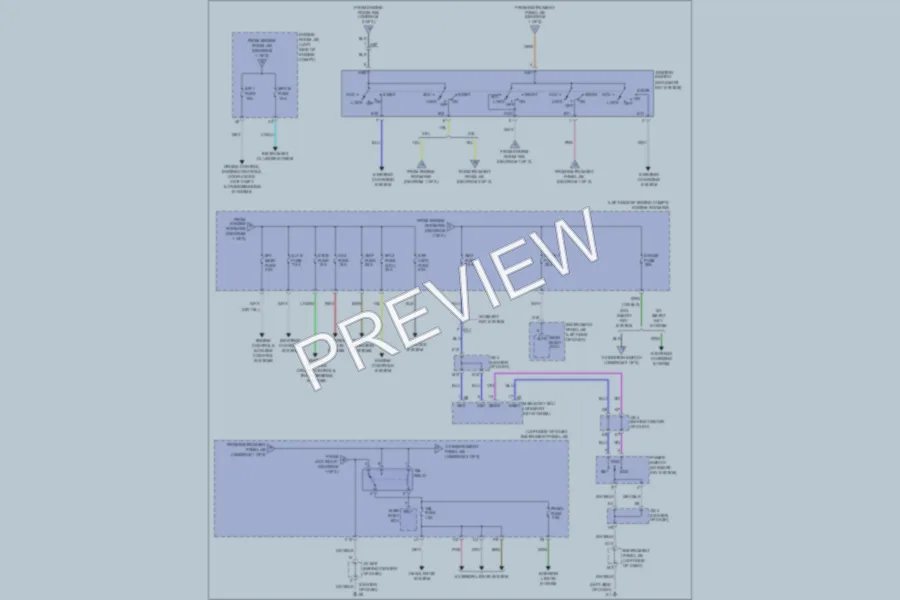 2011 Toyota Camry Power Distribution wiring diagram preview