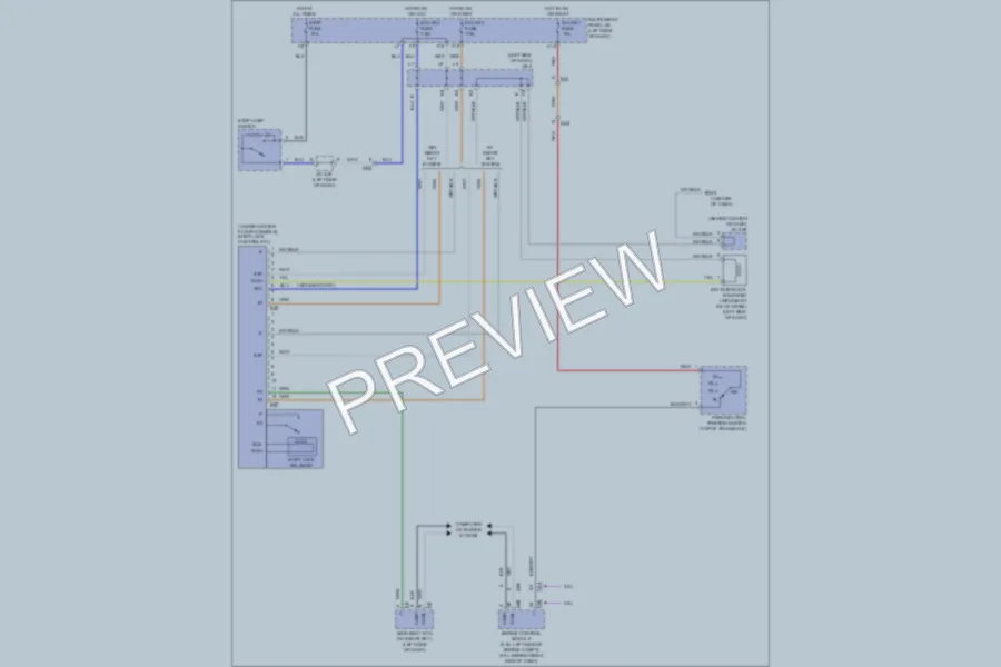 2011 Toyota Camry Shift Interlock wiring diagram preview