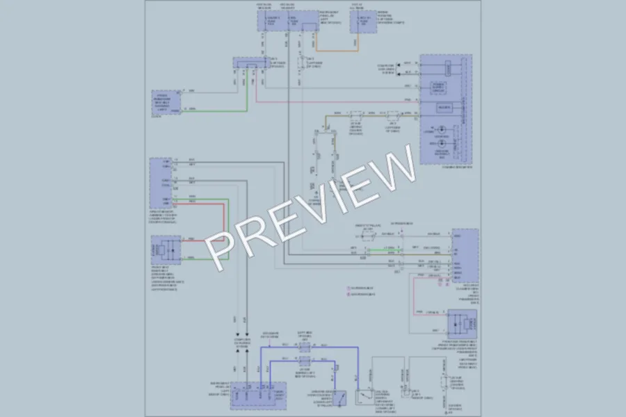 2011 Toyota Camry Warning Systems wiring diagram preview