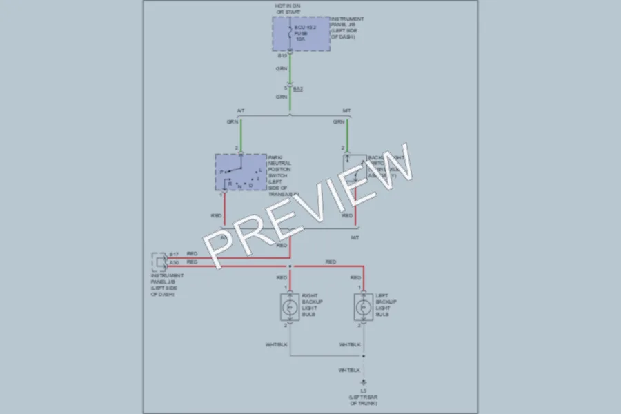 2011 Toyota Corolla Exterior Lights wiring diagram preview