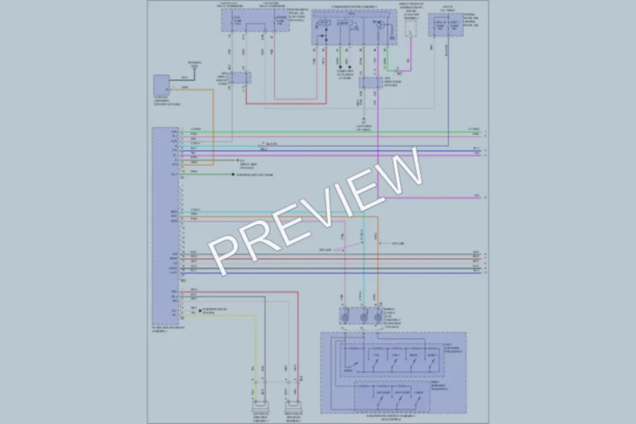 2011 Toyota Corolla Navigation wiring diagram preview