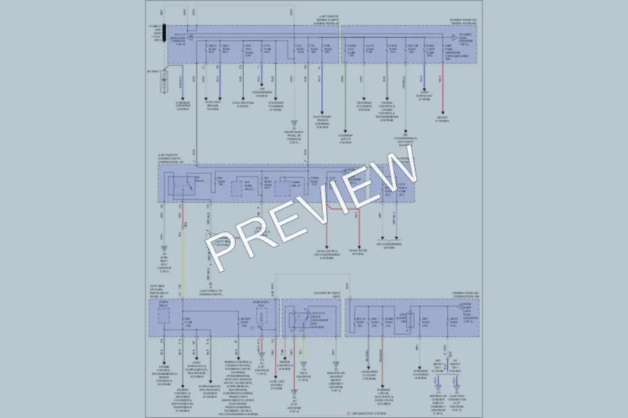2011 Toyota Corolla Power Distribution wiring diagram preview