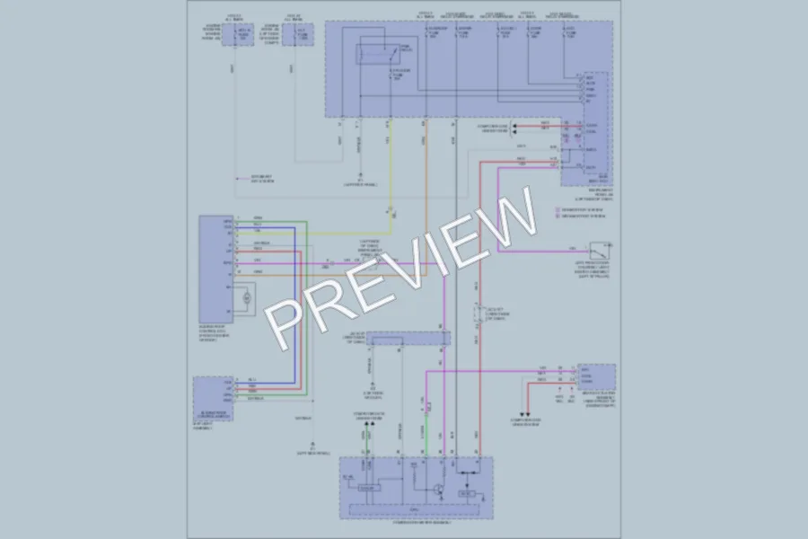 2011 Toyota Corolla Power Top Sunroof wiring diagram preview