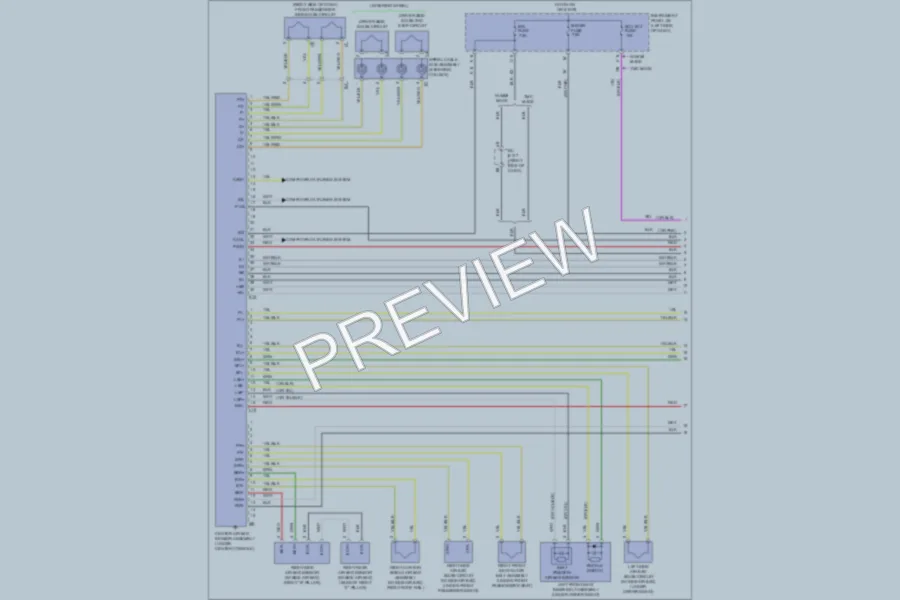 2011 Toyota Corolla Supplemental Restraints wiring diagram preview