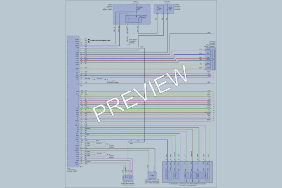 2011 Toyota Corolla Transmission wiring diagram preview