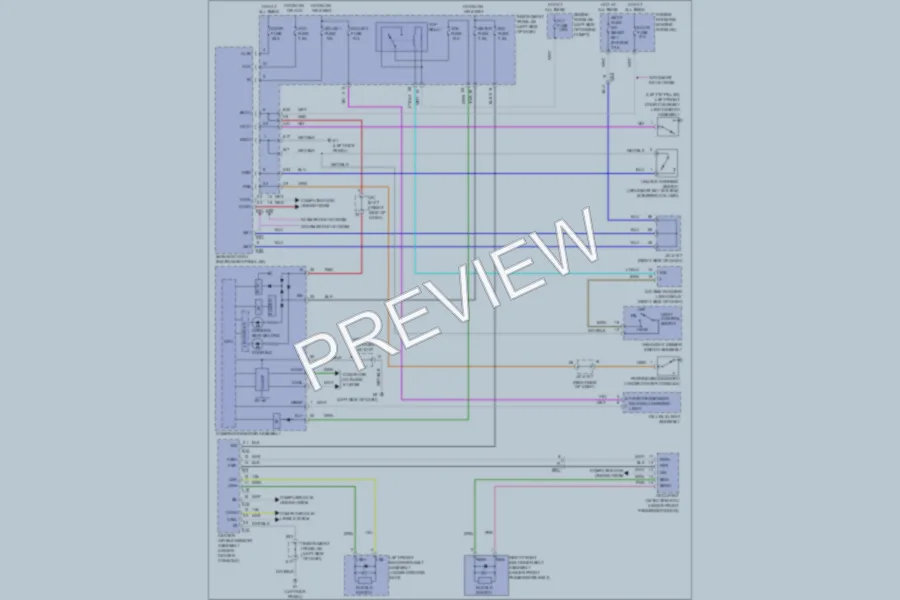 2011 Toyota Corolla Warning Systems wiring diagram preview