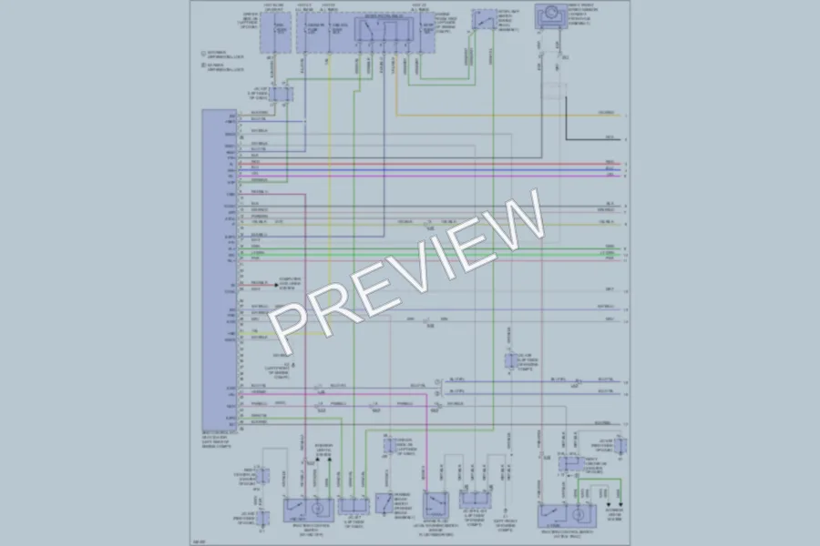 2011 Toyota FJCruiser Anti Lock Brakes wiring diagram preview