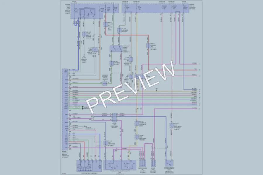 2011 Toyota FJCruiser Cruise Control wiring diagram preview