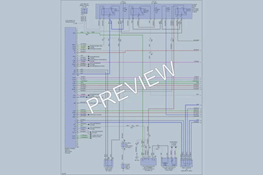 2011 Toyota FJCruiser Engine Performance wiring diagram preview