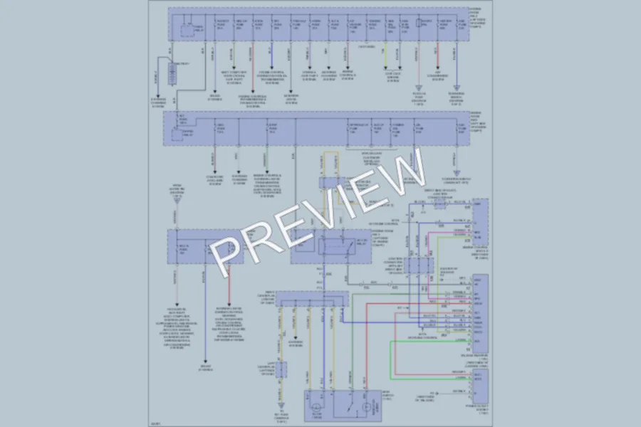 2011 Toyota FJCruiser Power Distribution wiring diagram preview