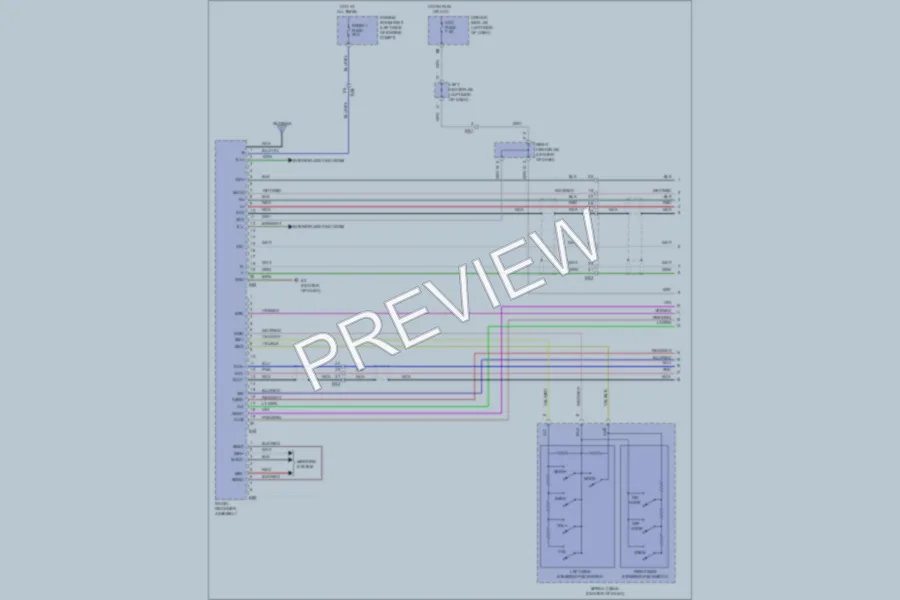2011 Toyota FJCruiser Radio wiring diagram preview