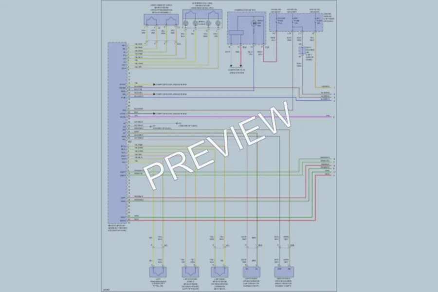 2011 Toyota FJCruiser Supplemental Restraints wiring diagram preview