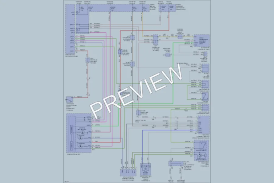 2011 Toyota FJCruiser Warning Systems wiring diagram preview