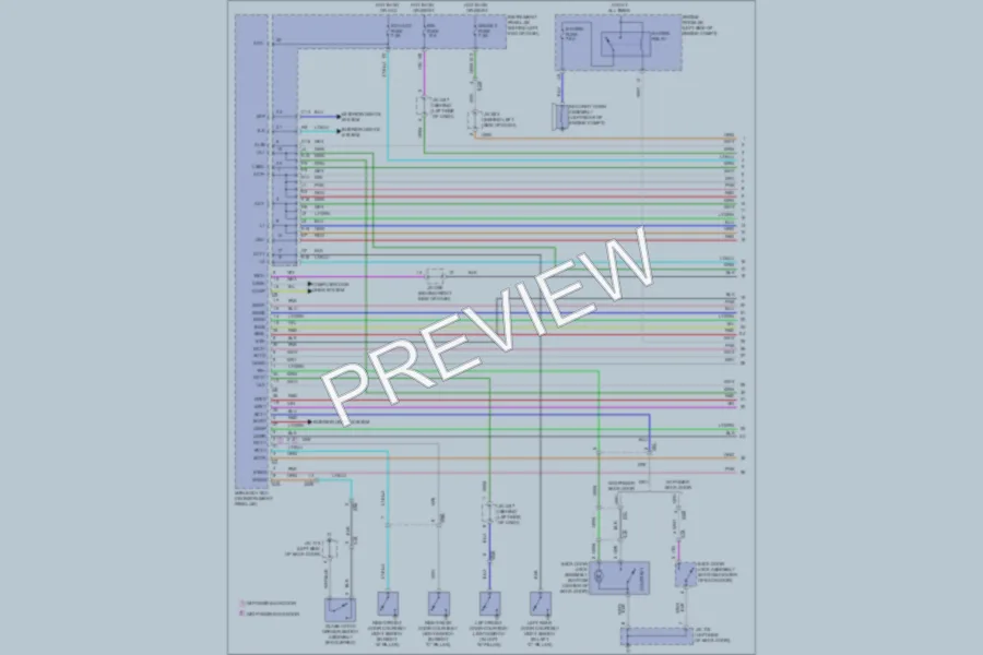 2011 Toyota Highlander Anti Theft wiring diagram preview
