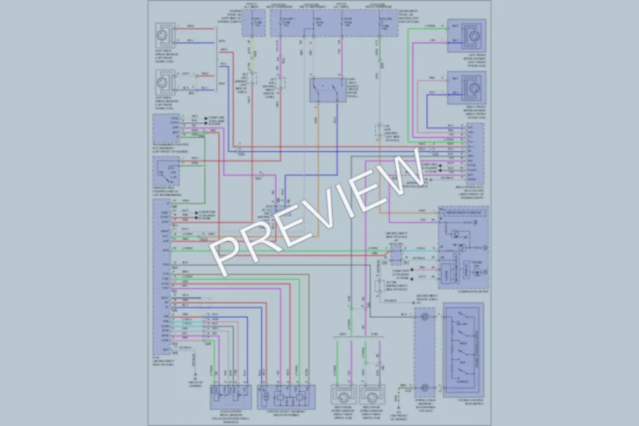 2011 Toyota Highlander Cruise Control wiring diagram preview
