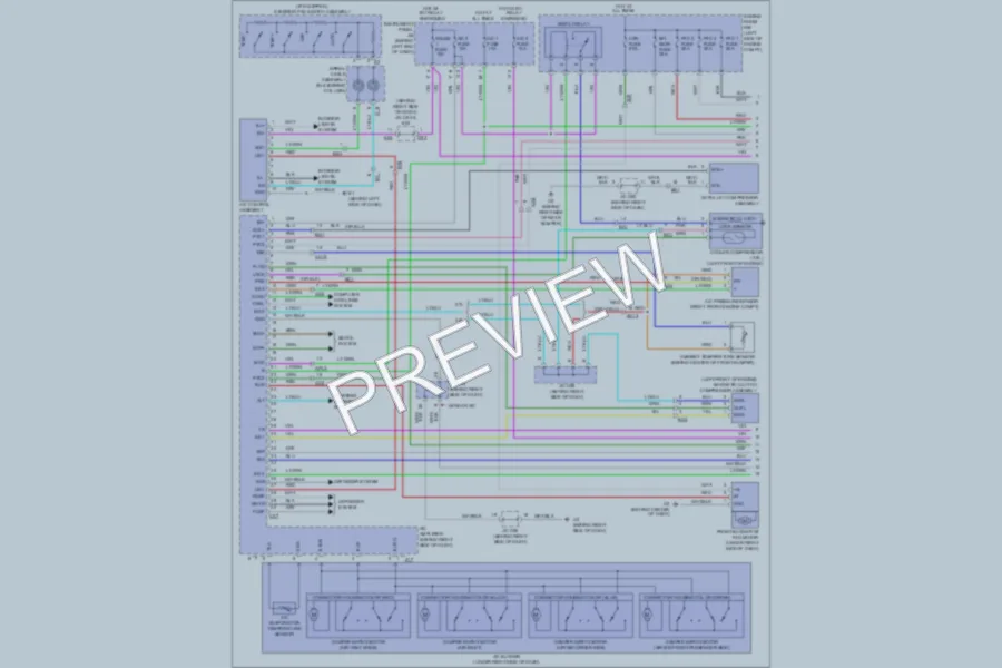 2011 Toyota HighlanderHybrid Air Conditioning wiring diagram preview
