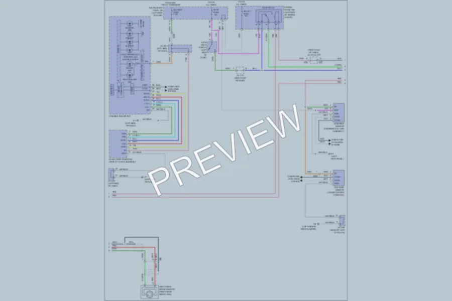 2011 Toyota HighlanderHybrid Anti Lock Brakes wiring diagram preview