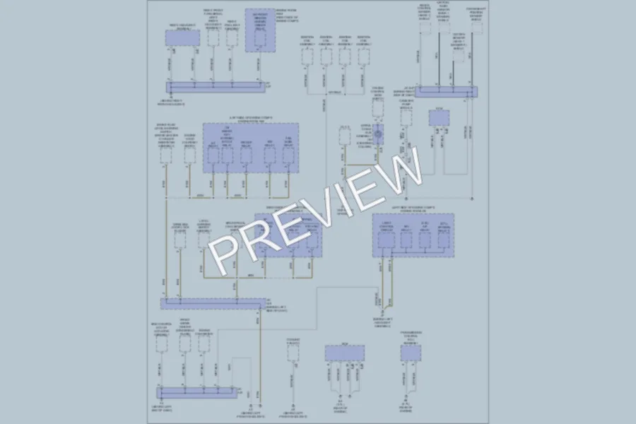 2011 Toyota HighlanderHybrid Ground Distribution wiring diagram preview