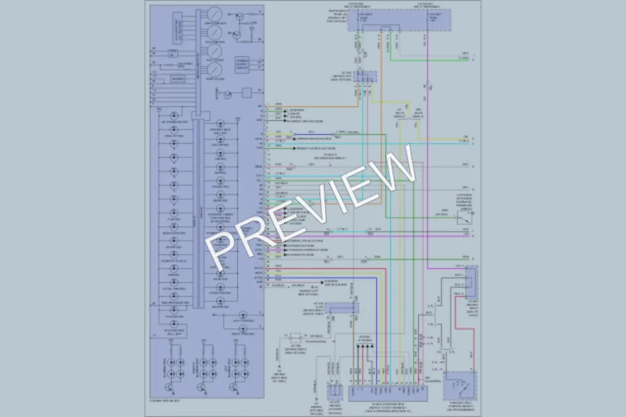 2011 Toyota HighlanderHybrid Instrument Cluster wiring diagram preview
