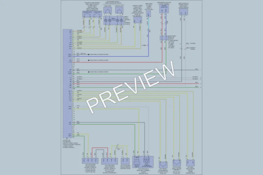 2011 Toyota HighlanderHybrid Supplemental Restraints wiring diagram preview