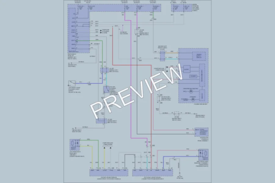 2011 Toyota HighlanderHybrid Warning Systems wiring diagram preview