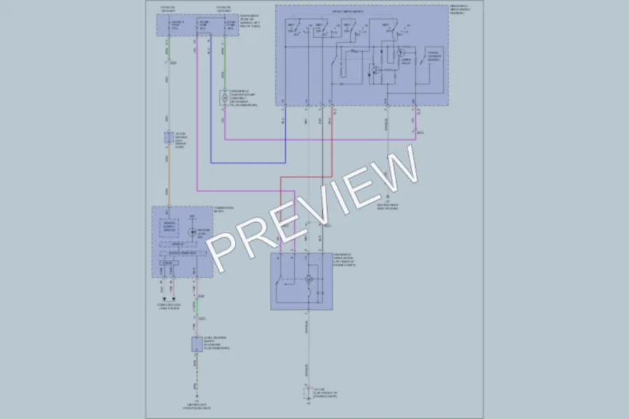 2011 Toyota HighlanderHybrid Wiper Washer wiring diagram preview