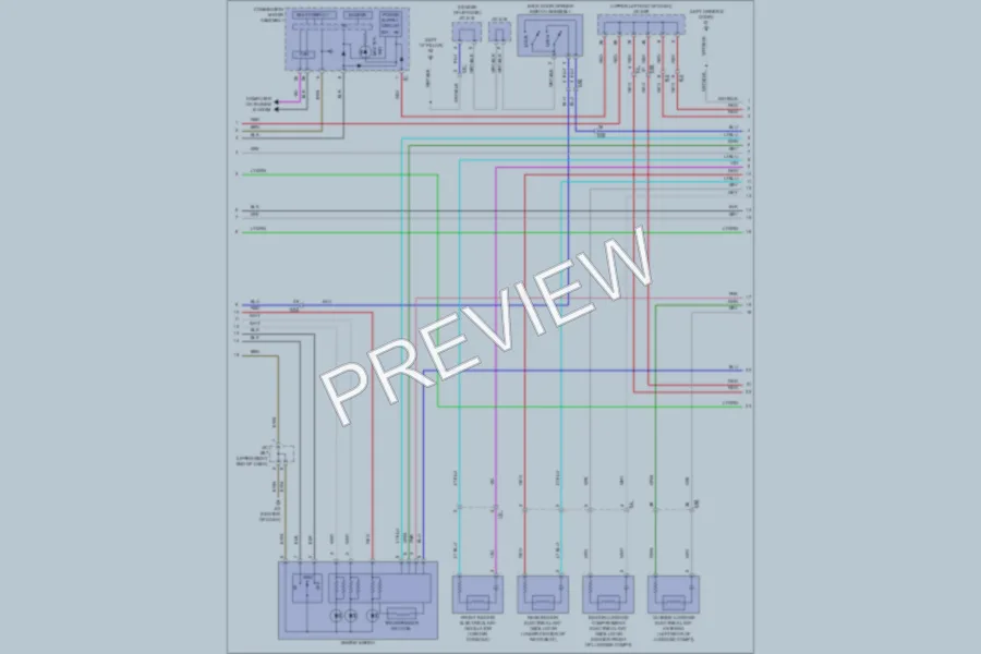2011 Toyota LandCruiser Anti Theft wiring diagram preview