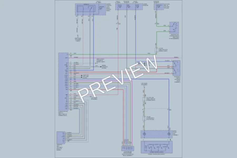 2011 Toyota LandCruiser Cruise Control wiring diagram preview