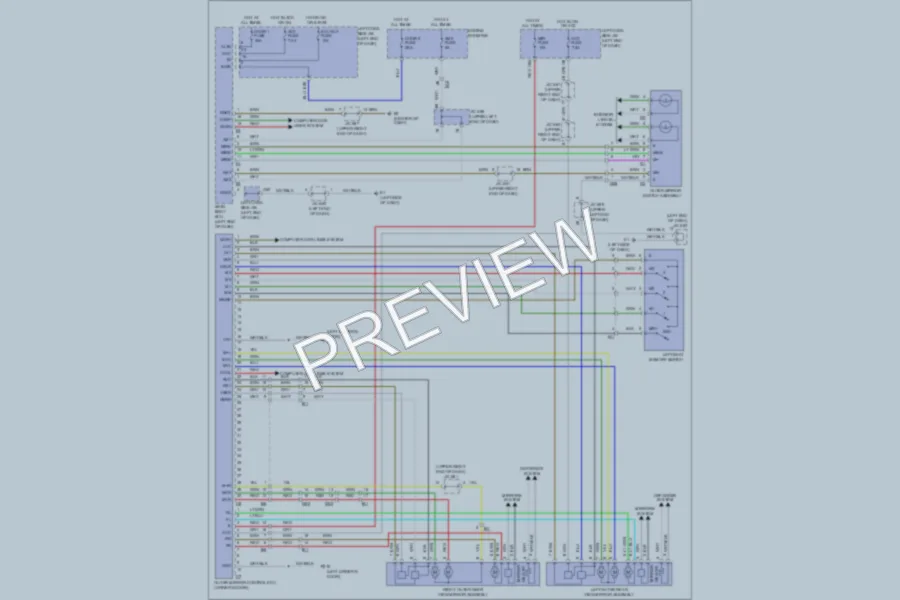 2011 Toyota LandCruiser Memory Systems wiring diagram preview