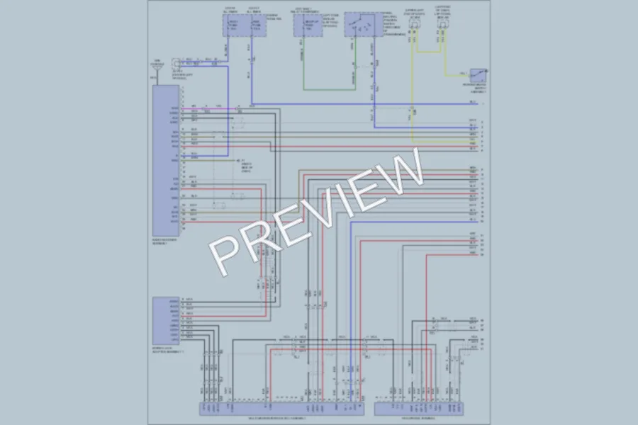 2011 Toyota LandCruiser Navigation wiring diagram preview