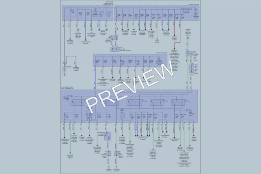 2011 Toyota LandCruiser Power Distribution wiring diagram preview