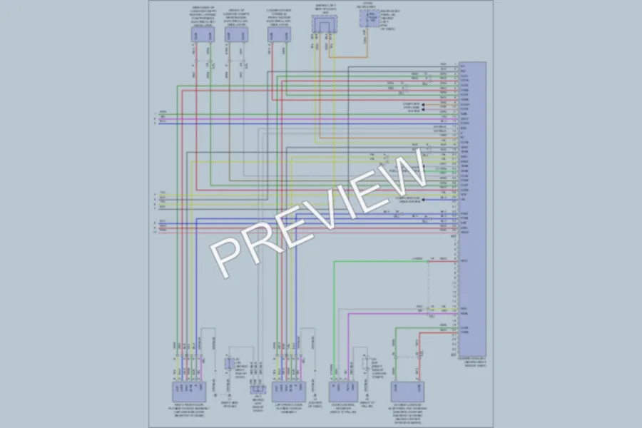 2011 Toyota Prius Anti Theft wiring diagram preview