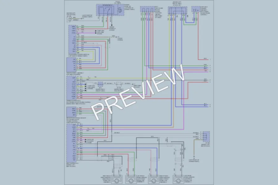 2011 Toyota Prius Cruise Control wiring diagram preview