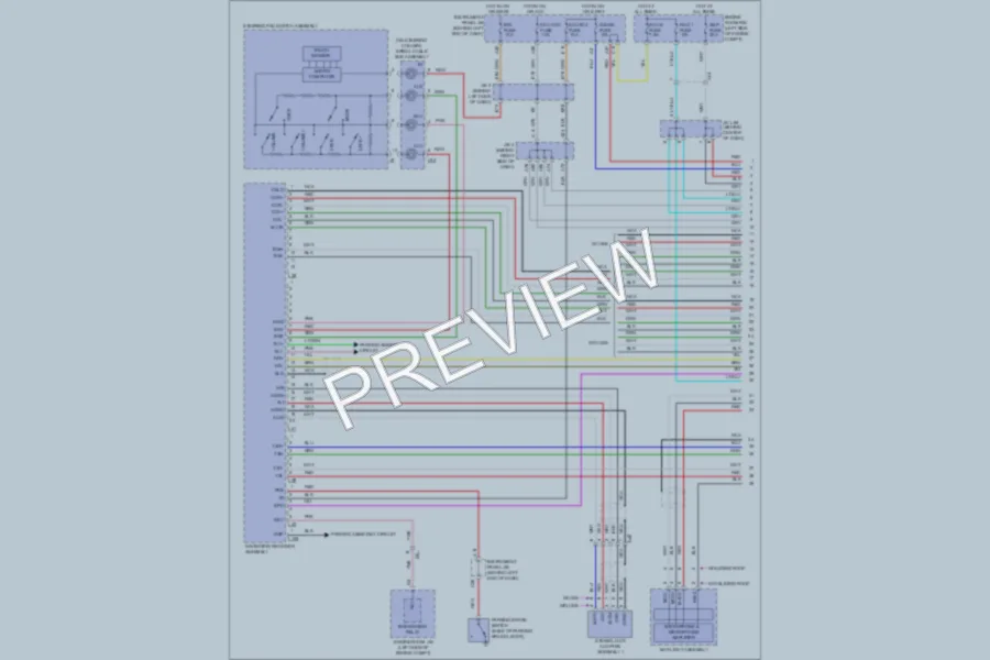 2011 Toyota Prius Radio wiring diagram preview