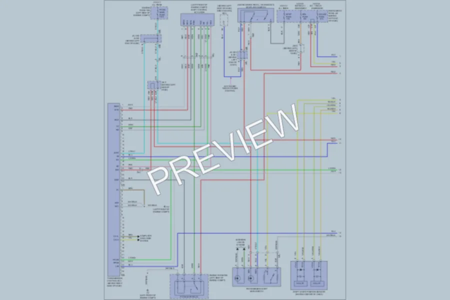 2011 Toyota Prius Transmission wiring diagram preview