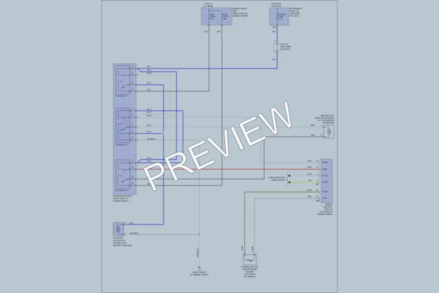 2011 Toyota RAV4 Cooling Fan wiring diagram preview