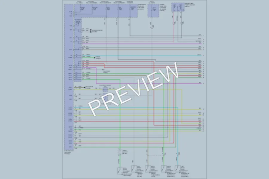 2011 Toyota RAV4 Power Door Locks wiring diagram preview